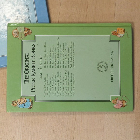 beatrix potter 2-pack hardcover kids book bundle Peter Rabbit Squirrel Nutkin - Picture 3 of 8